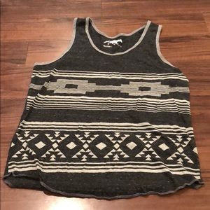 Tribal design tank top